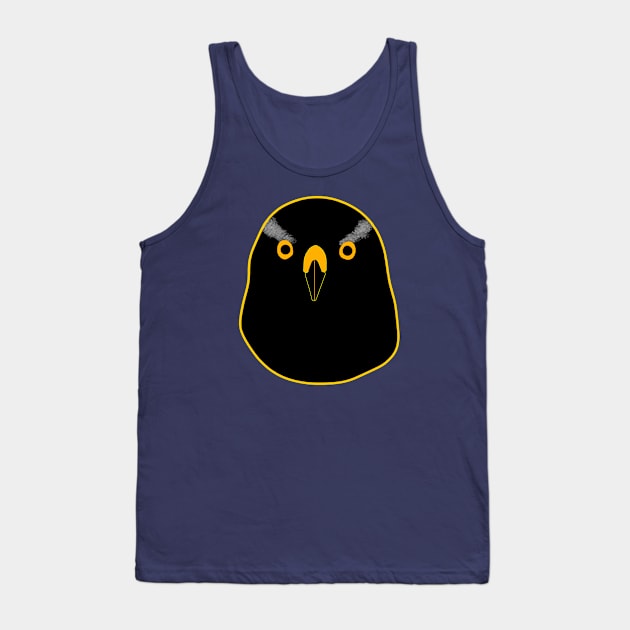 Black Goshawk with yellow eyes Tank Top by dalyndigaital2@gmail.com